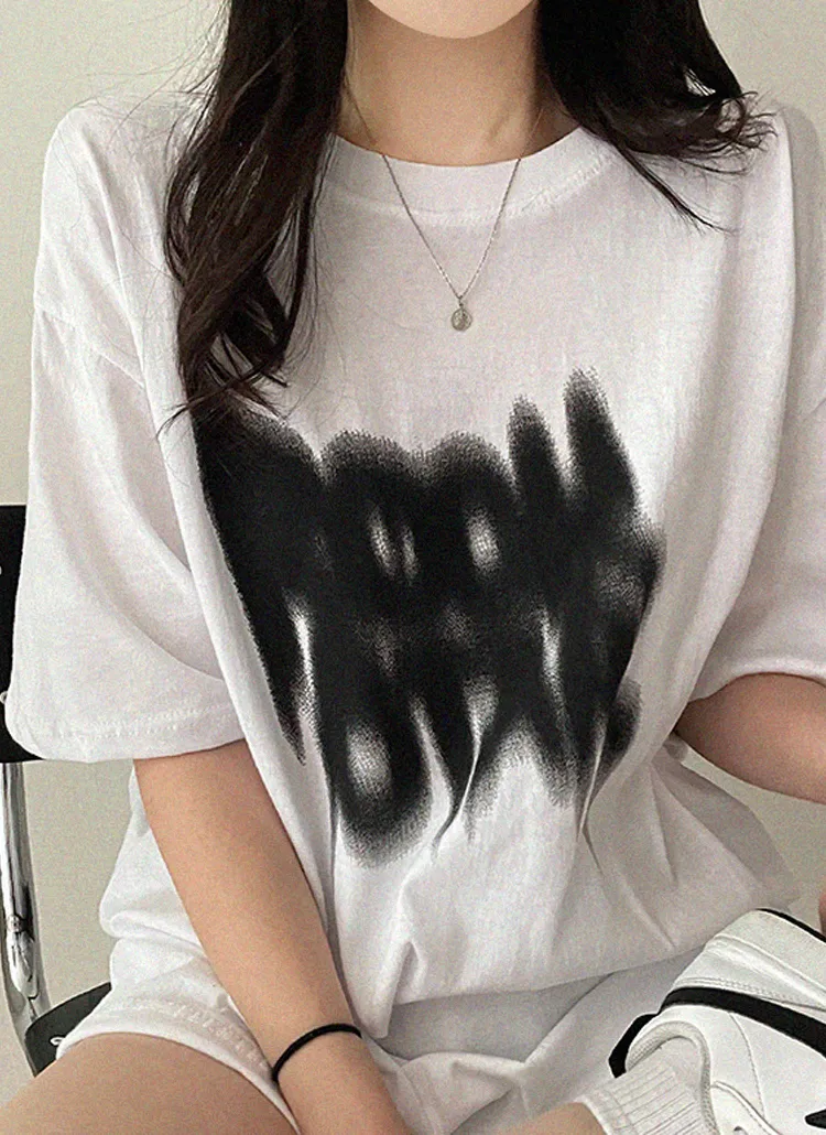 プリントオーバーフィットTシャツ | peelrang | 詳細画像1
