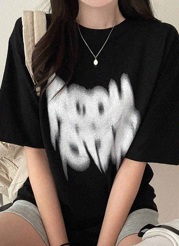 プリントオーバーフィットTシャツ | peelrang | 詳細画像4