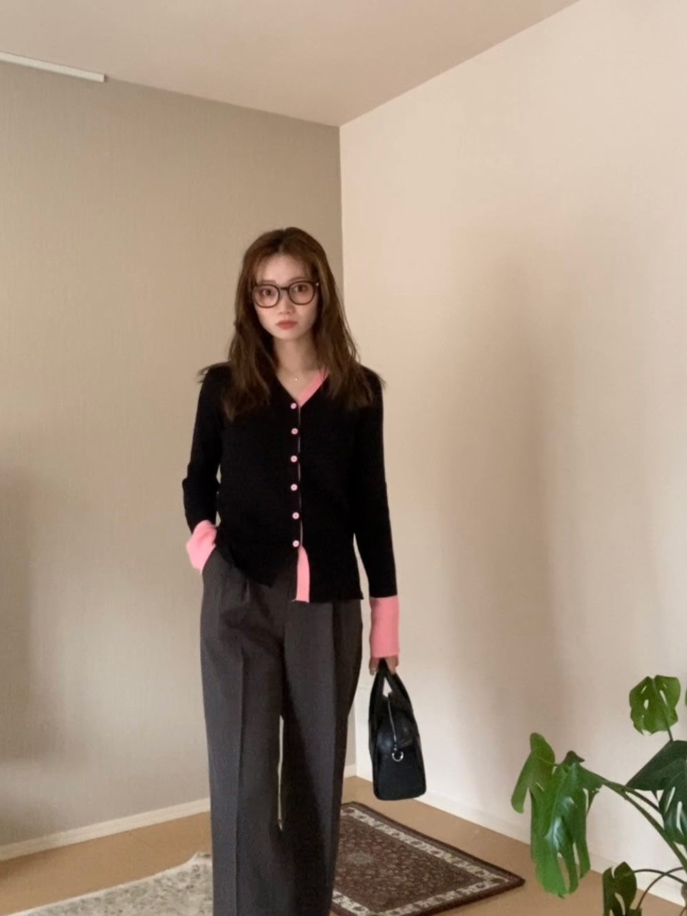 バイカラーカーディガン | 詳細画像12