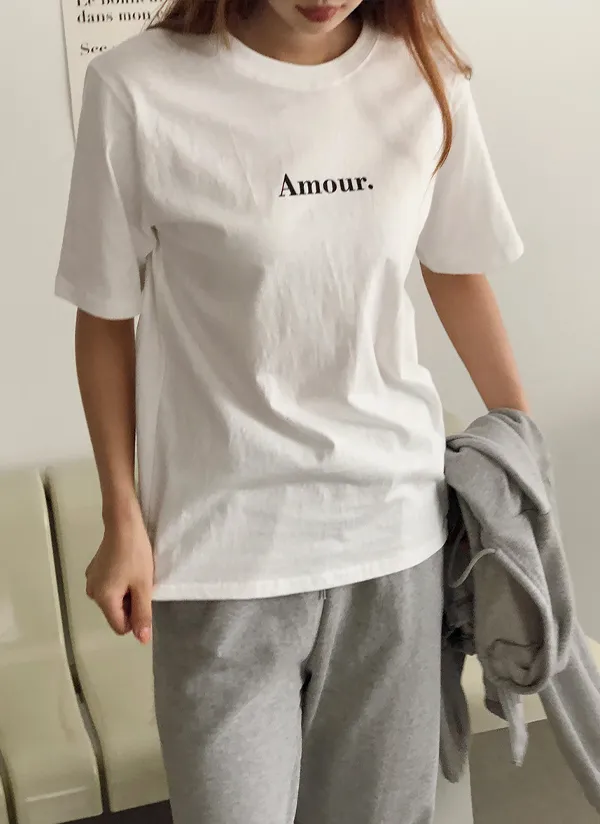 Amour半袖Tシャツ | fromiss | 詳細画像1