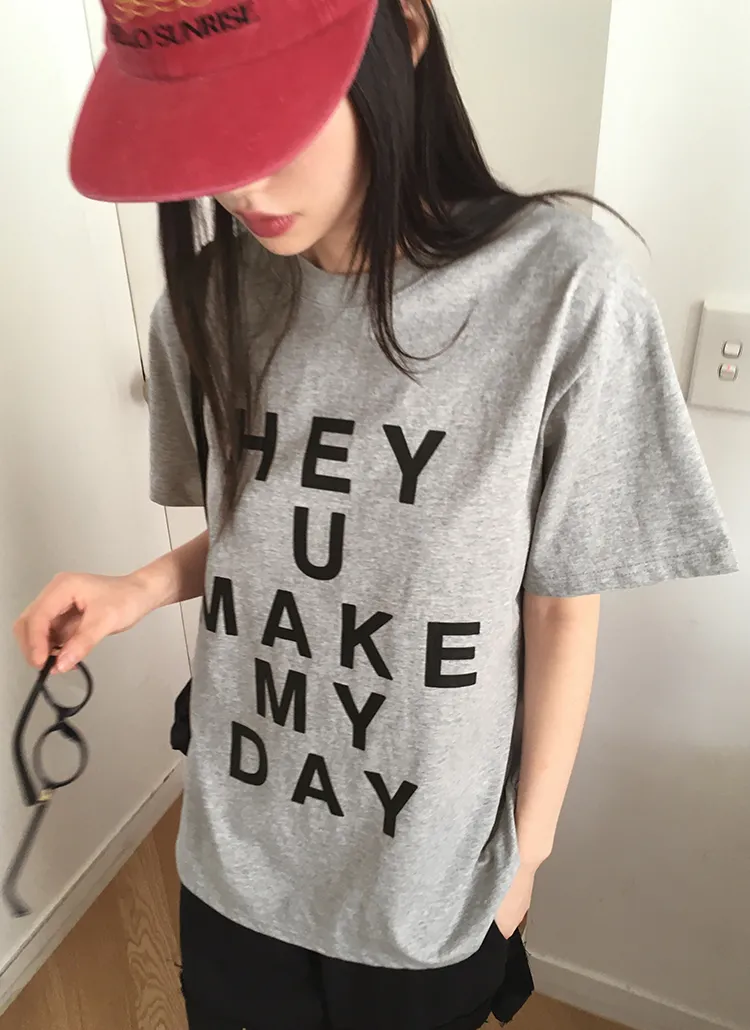 HEY U半袖Tシャツ | WONDERWONDER | 詳細画像1
