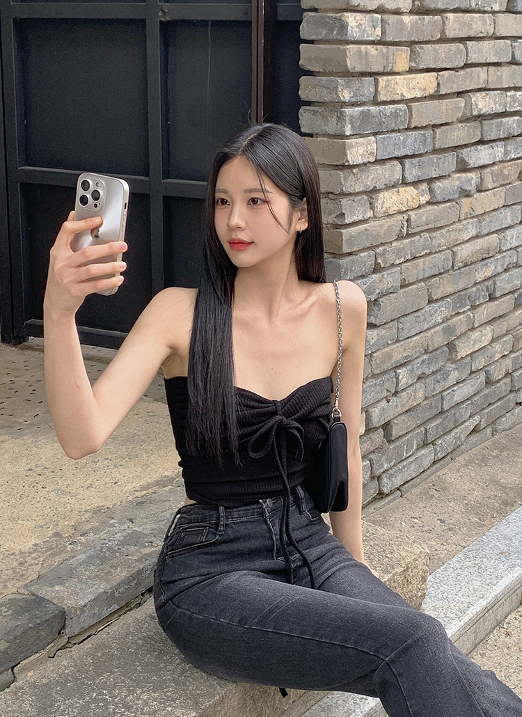 2WAYホルターネックシャーリングキャミソール | レディース