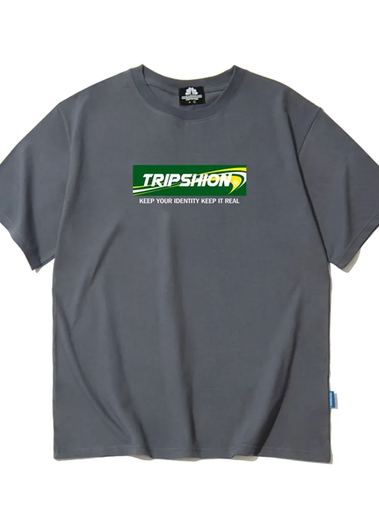 TRIPSHIONロゴ半袖Tシャツ(グレー) | 詳細画像1