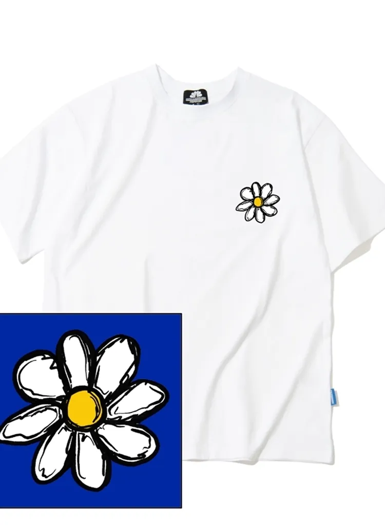 ミニデイジーロゴ半袖Tシャツ(ホワイト) | 詳細画像1