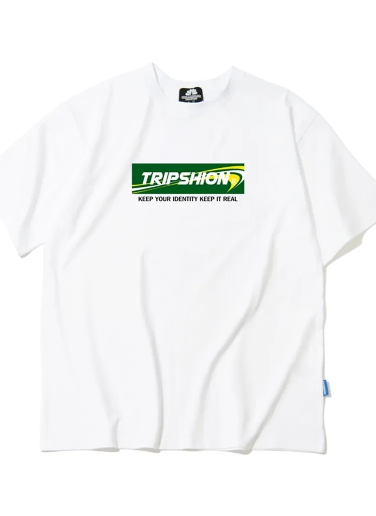 TRIPSHIONロゴ半袖Tシャツ(ホワイト) | 詳細画像1