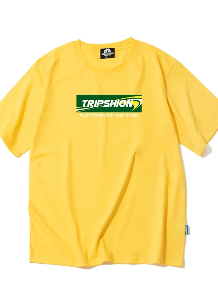 TRIPSHIONロゴ半袖Tシャツ(イエロー) | 詳細画像1