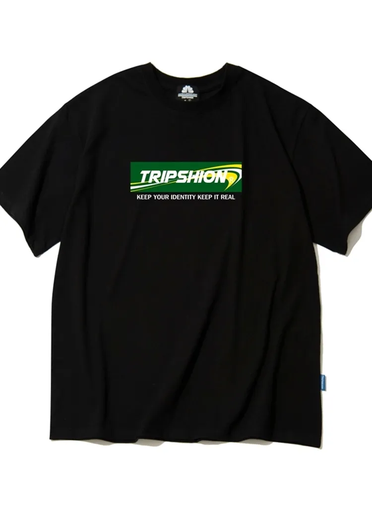 TRIPSHIONロゴ半袖Tシャツ(ブラック) | 詳細画像1