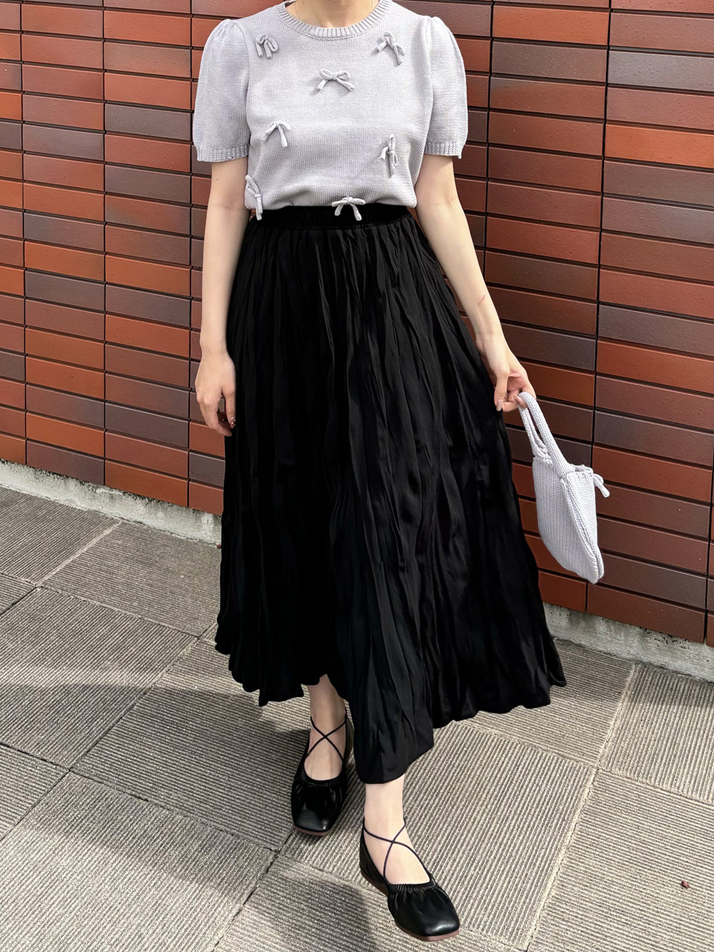 ChristianDior フレアスカート　ブラック 541J11A7321X9000_E01?$