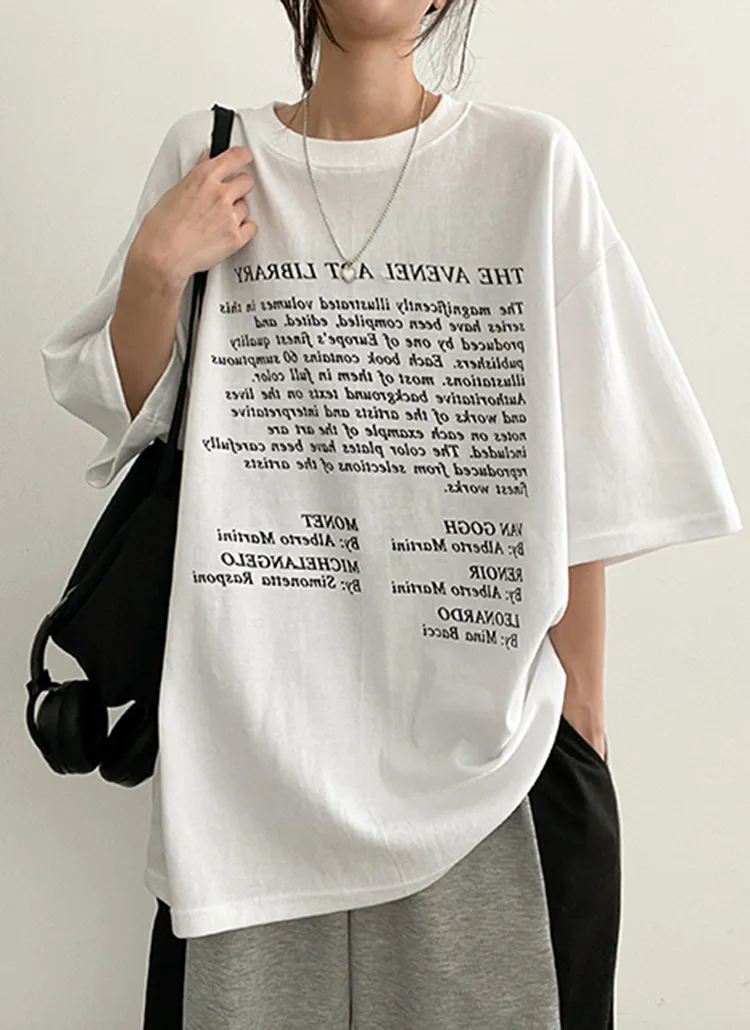 英字メッセージボクシーTシャツ | hijjoo | 詳細画像1