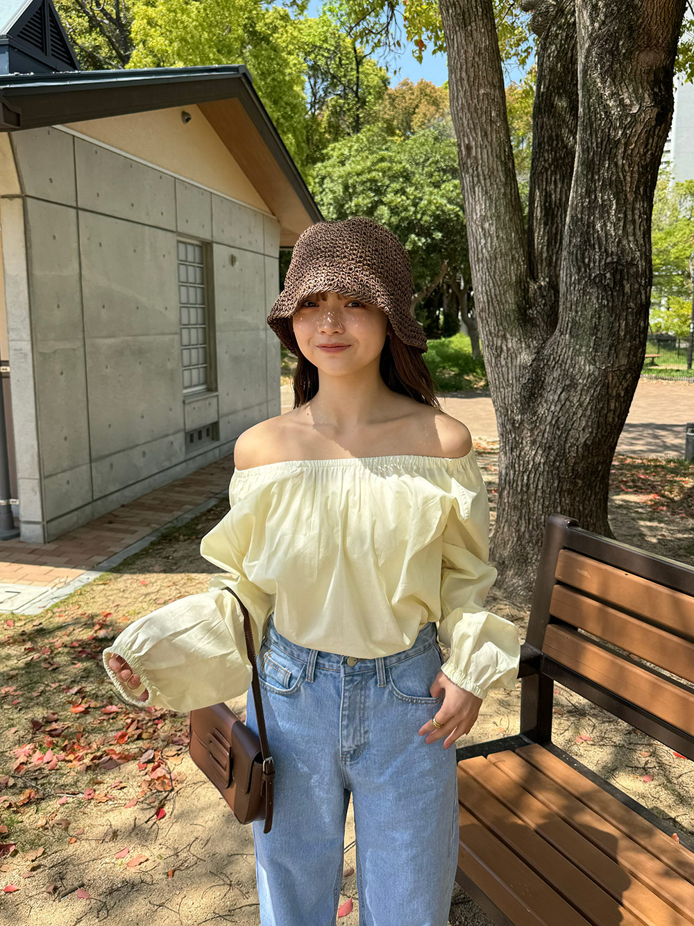 ブラウス シャツ 2WAY オフショルブラウス レディース PAGEBOY ブラウス シャツ 2WAYオフショルブラウス レディース