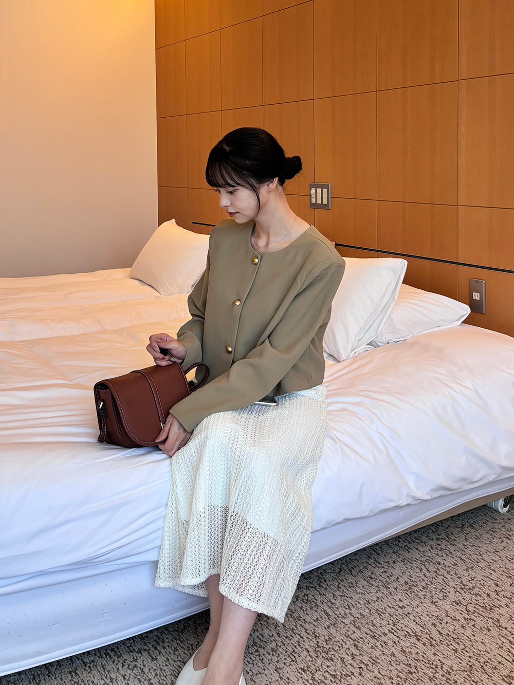 Dorry Doll ジャケット ノーカラージャケット 「セットアップ