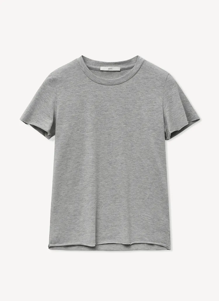 モダール混ロール半袖Tシャツ(GRAY) | 詳細画像1