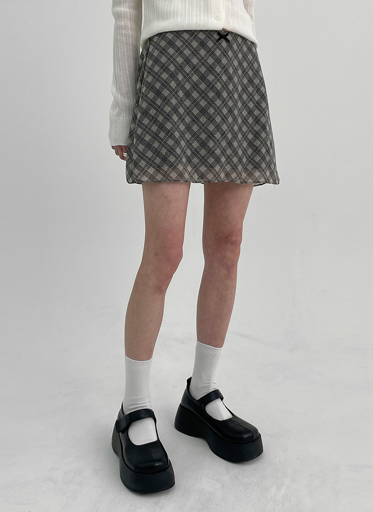 送料無料 APRILPOOLDAY スカート チェック柄 MINI SKIRT チェック柄／スカート｜INGNI(イング) 公式通販｜INGNI STORE