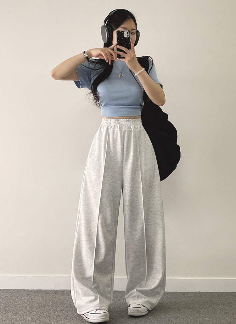 2TYPEセンターラインスウェットパンツ | レディースファッション通販