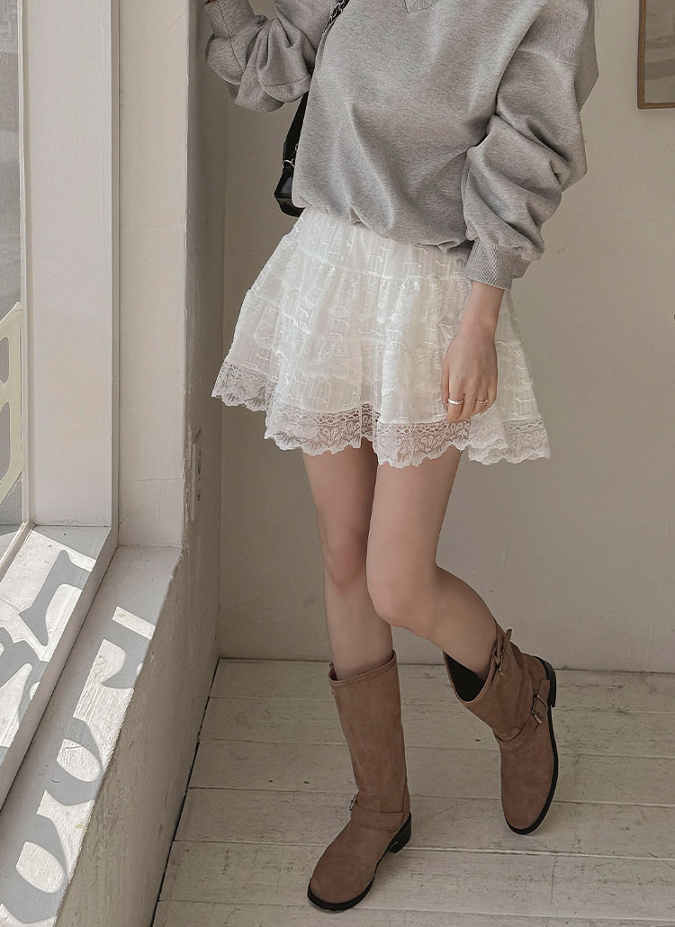 ストライプフリルミニスカート | ファッション通販サイト NUGU