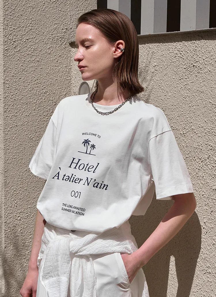 Hotel半袖Tシャツ | Atelier Nain | 詳細画像1