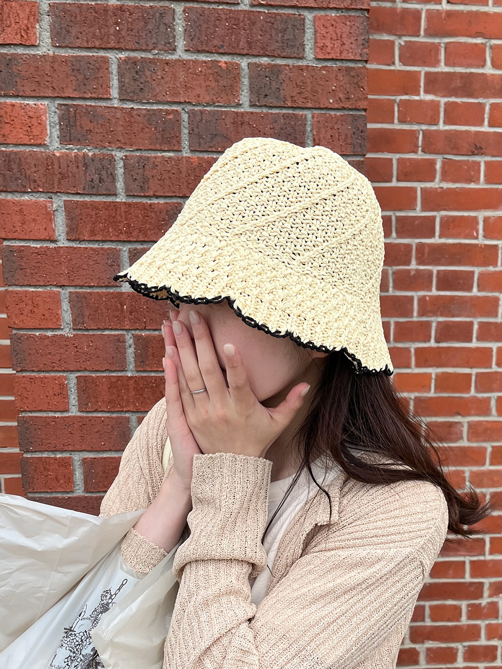 配色スカラップバケットハット | 詳細画像8