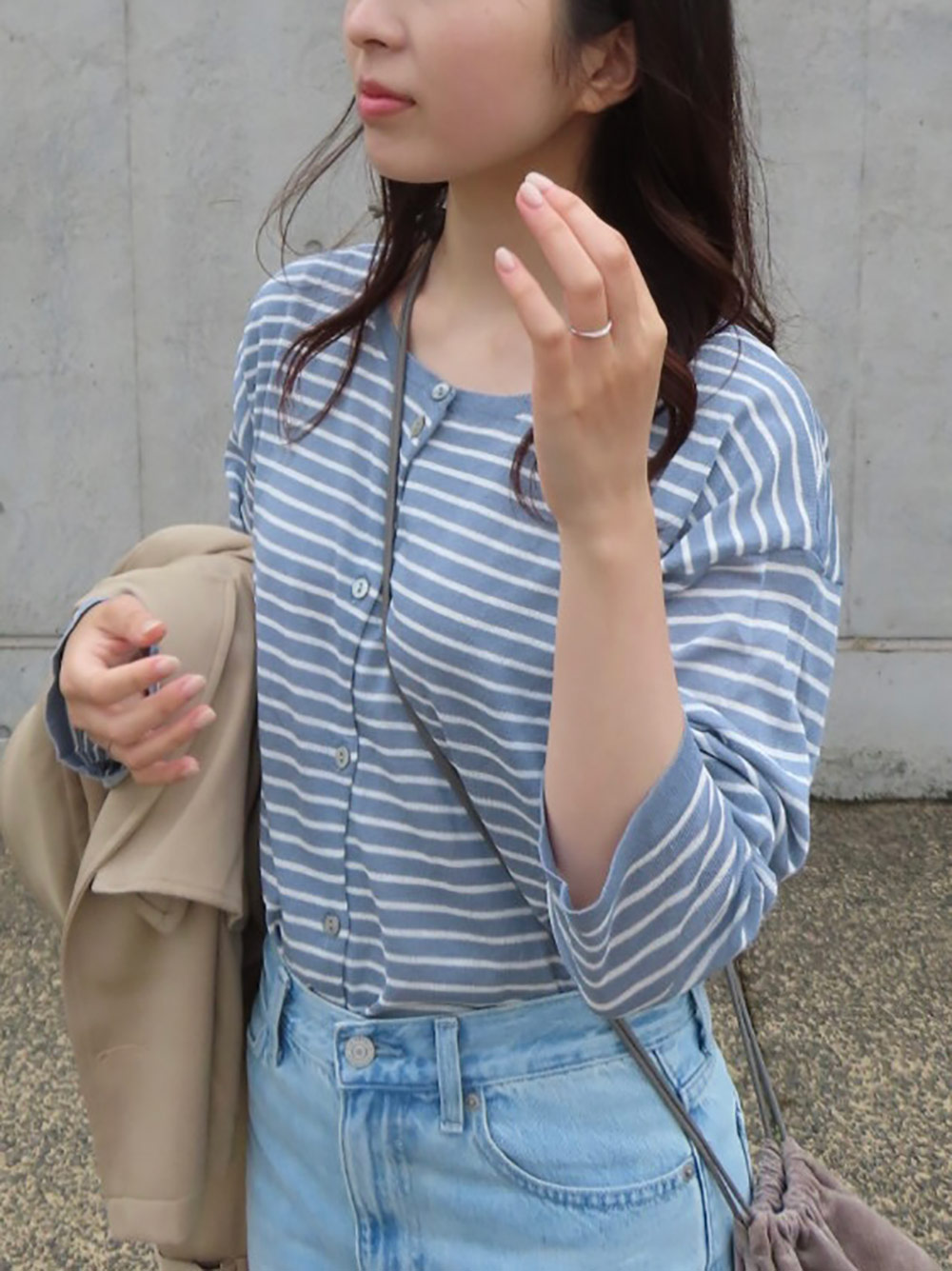 ボーダーカーディガン | 詳細画像9