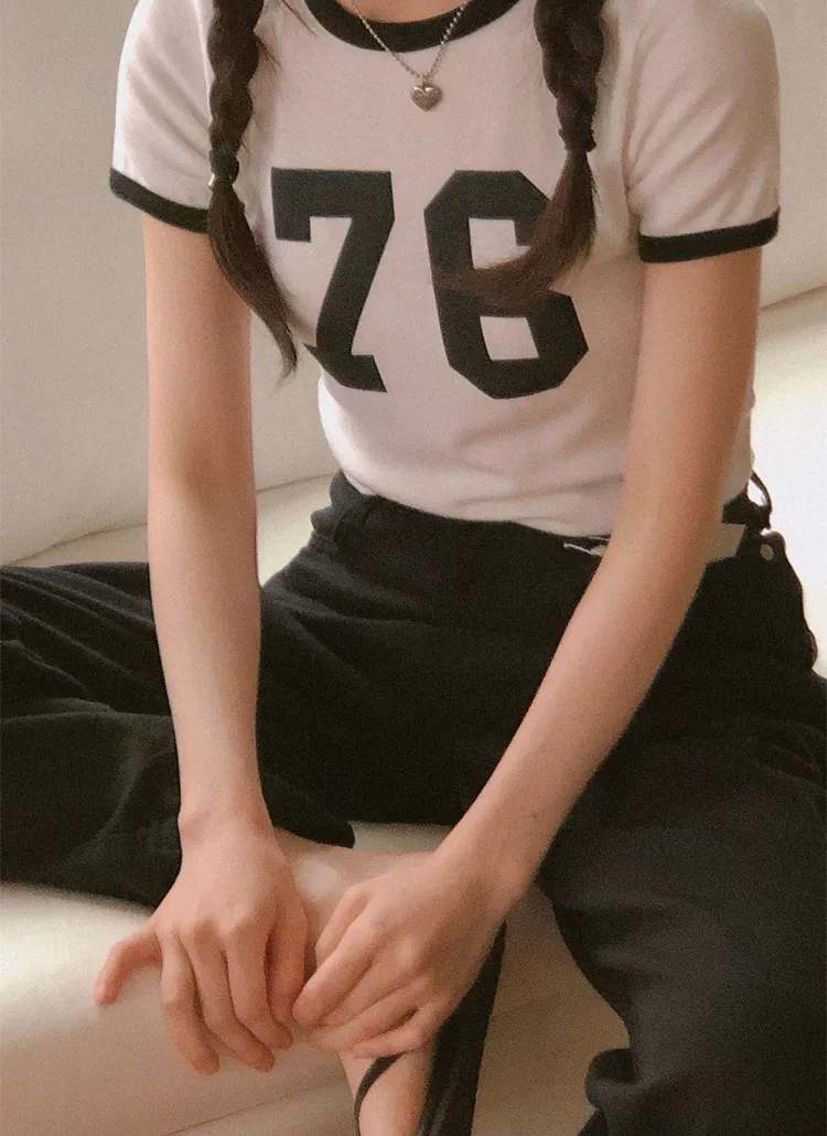 76配色ハーフスリーブTシャツ | naturalmind | 詳細画像1