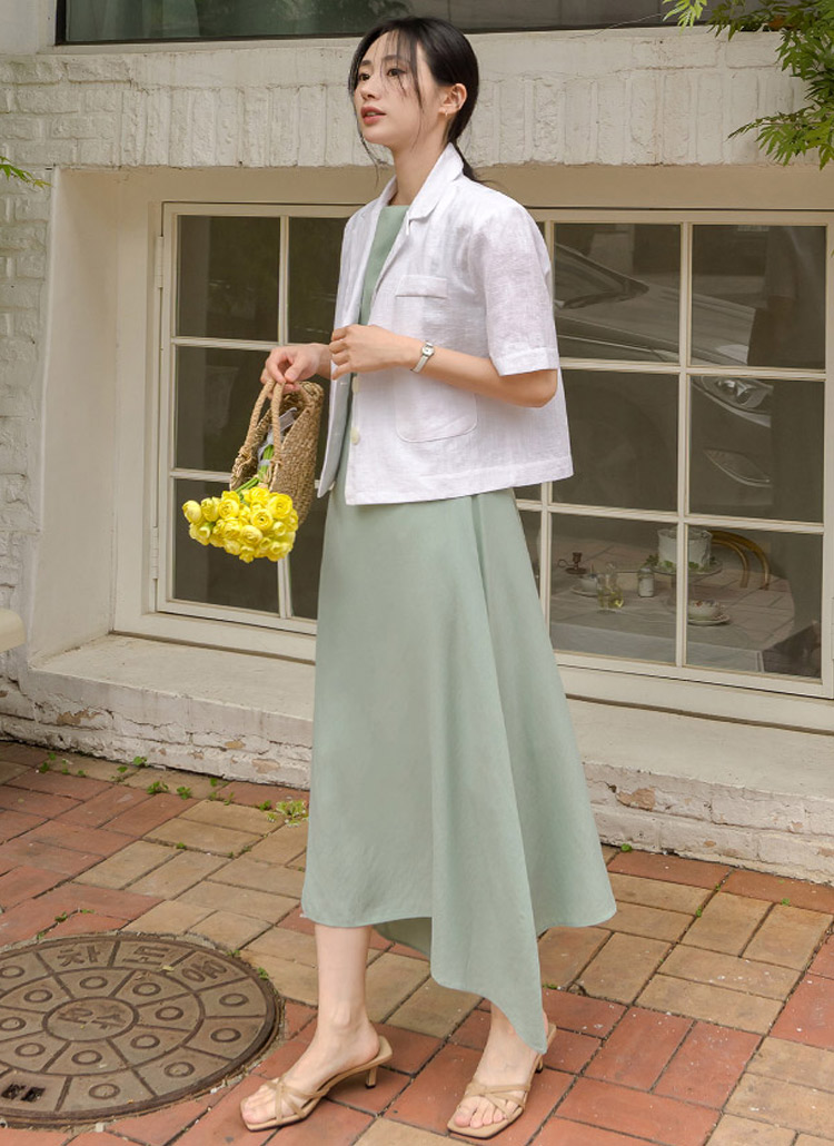 Aラインノースリーブワンピース | レディースファッション通販 - DHOLIC