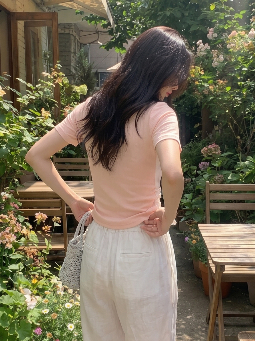 配色ドロスト半袖Tシャツ | DHOLIC | 詳細画像25