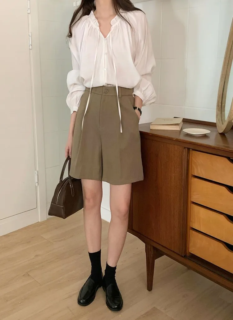 Aラインタックショートパンツ | 1015MARKET | 詳細画像1