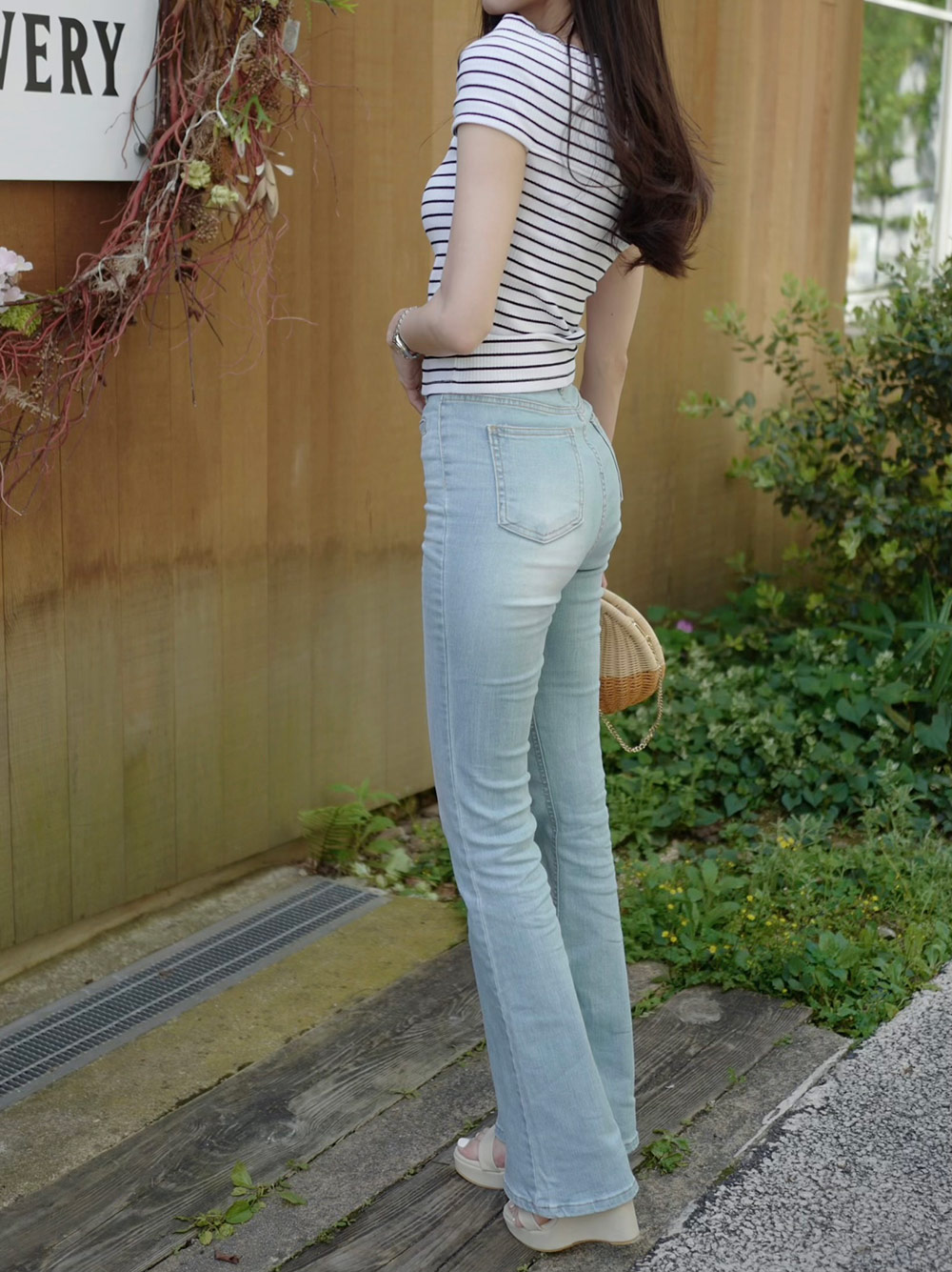 ファビアナフィリッピ☆デニムフレアパンツ 38 定約10万円☆美品