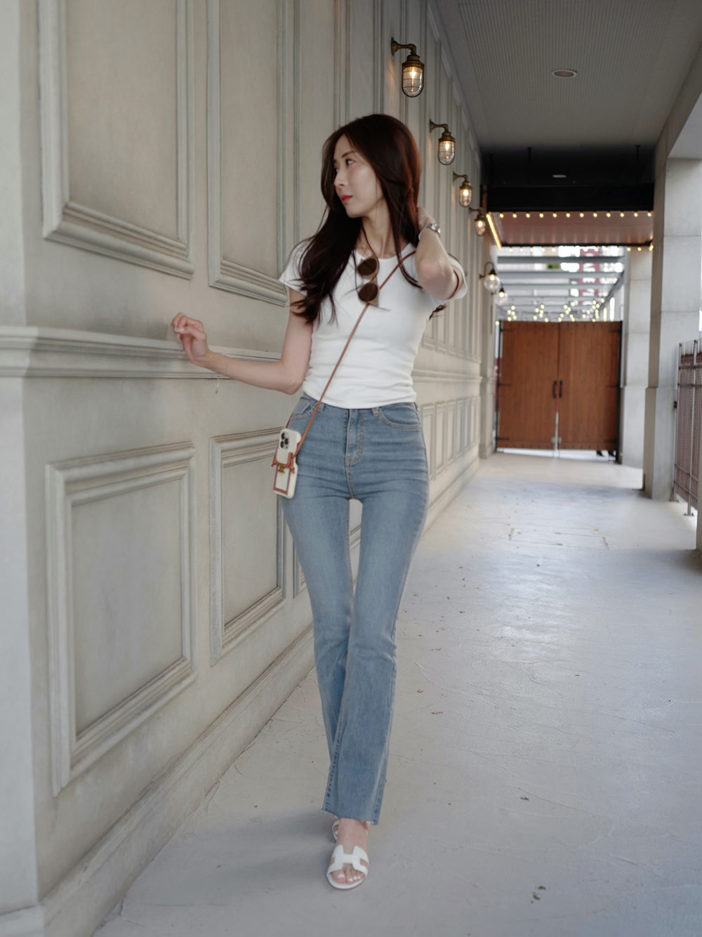 スリムフレアデニムパンツ | 詳細画像6