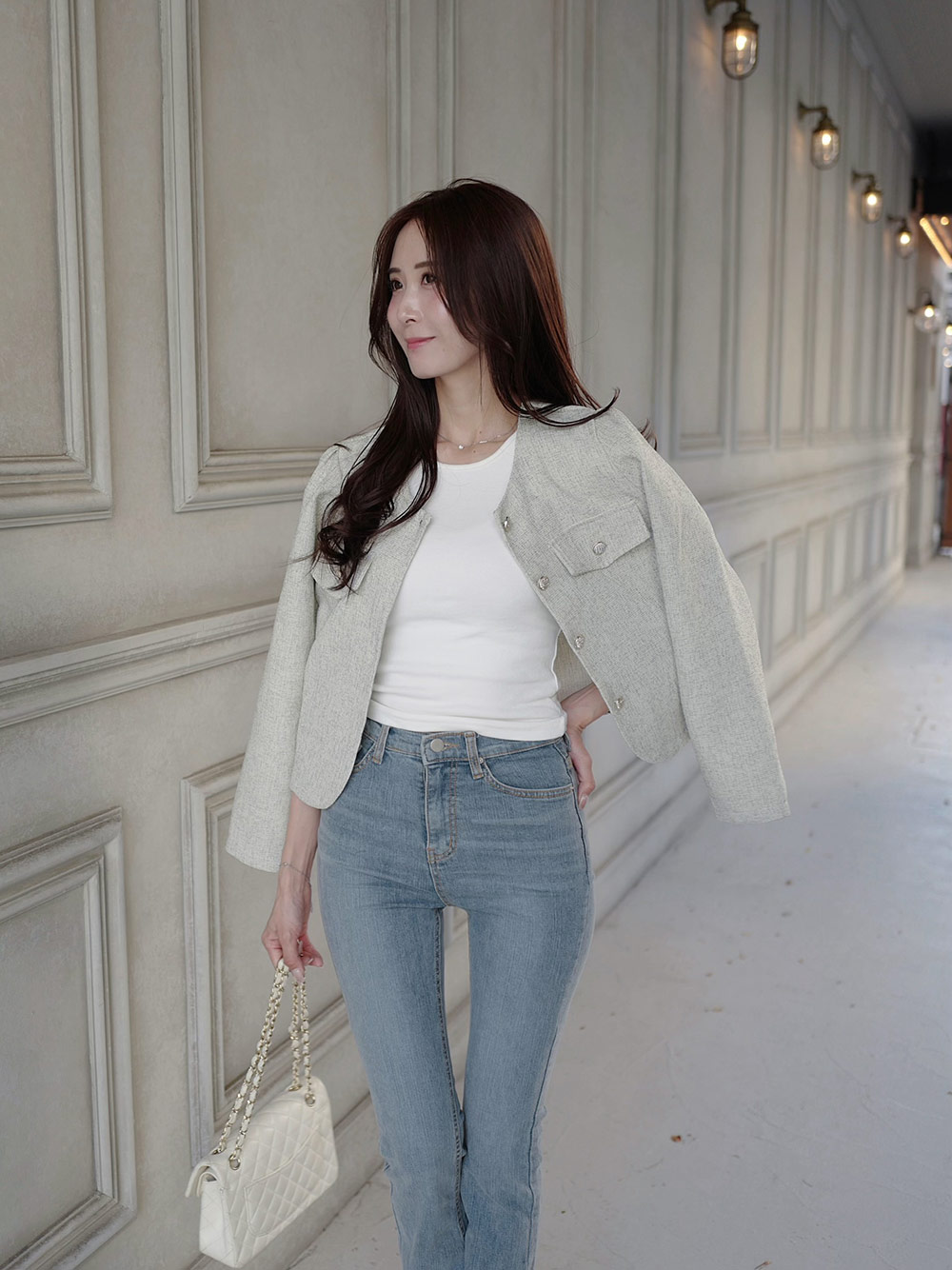 スリムフレアデニムパンツ | 詳細画像7