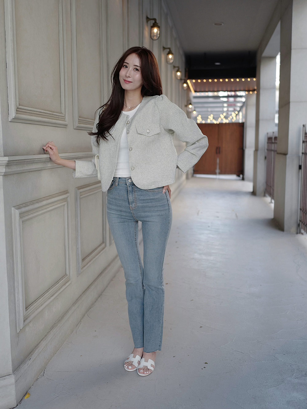 スリムフレアデニムパンツ | 詳細画像11