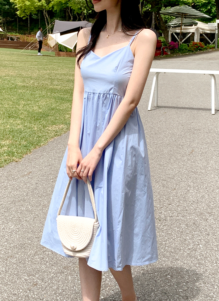 フレアロングキャミワンピース | レディースファッション通販 - DHOLIC