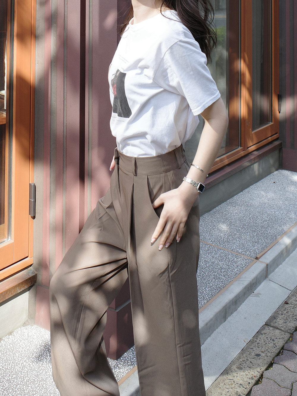 3TYPEハイウエストスラックス | 詳細画像2