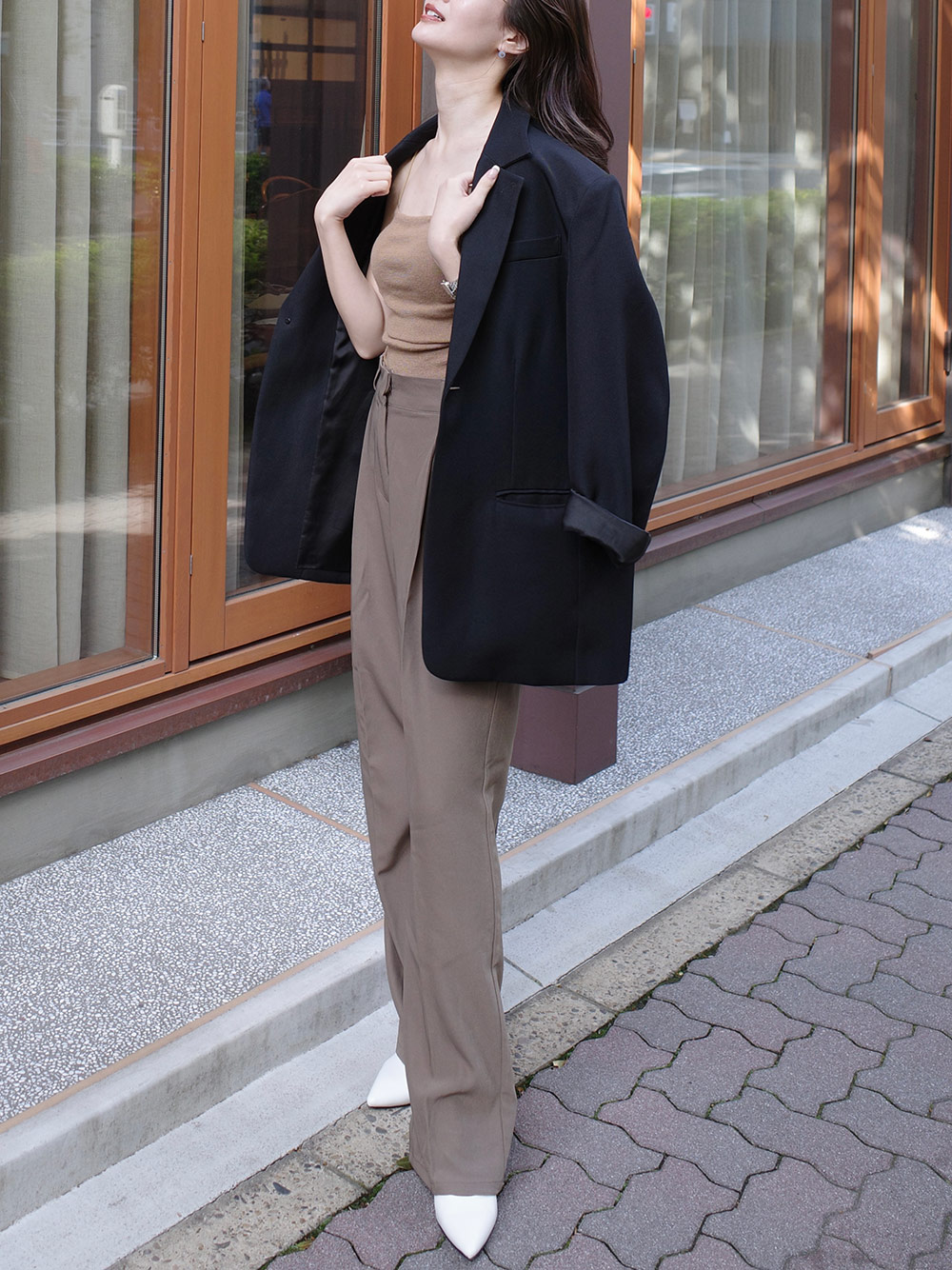 3TYPEハイウエストスラックス | 詳細画像9