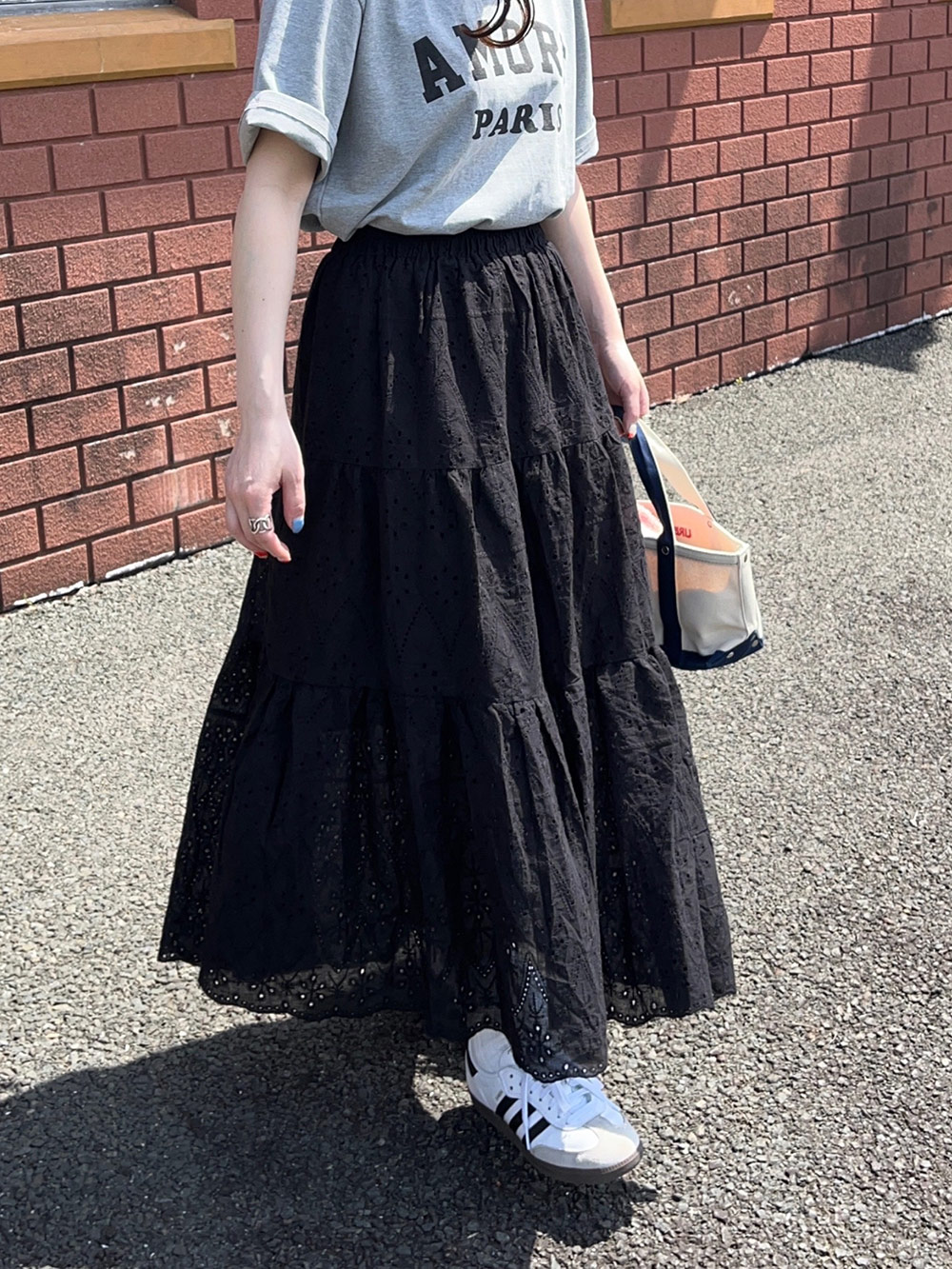 Sea New York スカート　レース　アイレット ◇送料・関税無料◇Sea NY アイレットレース刺繍スカート (Sea NEW