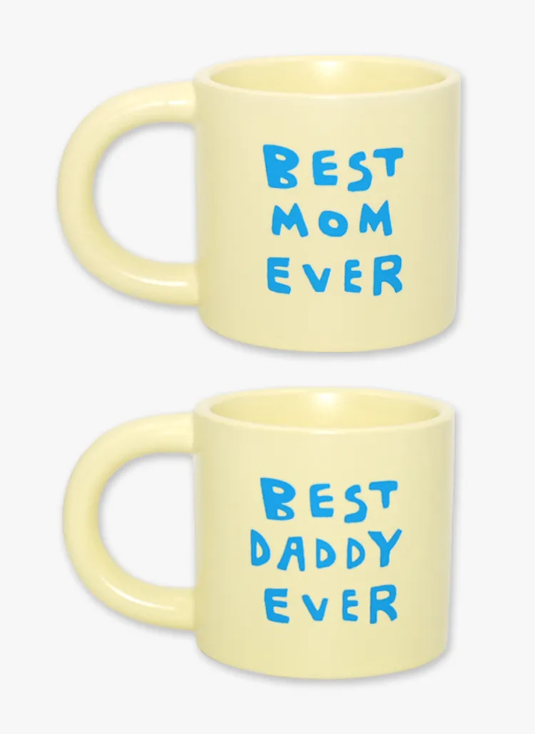 BEST MOM&DADDYイエローマグカップ2SET(240ml) | 詳細画像1