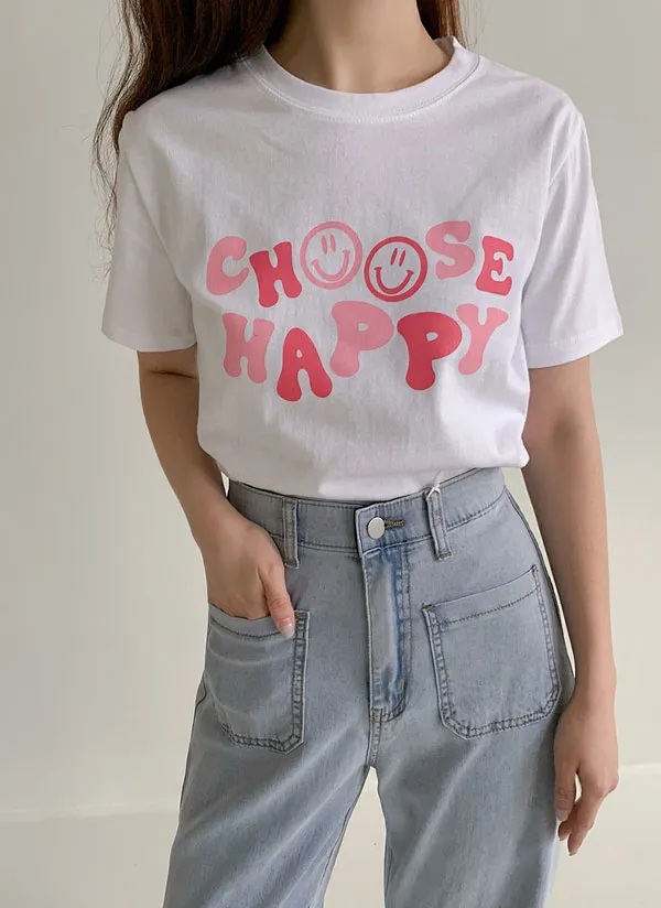 ハッピースマイル半袖Tシャツ | qnigirls | 詳細画像1
