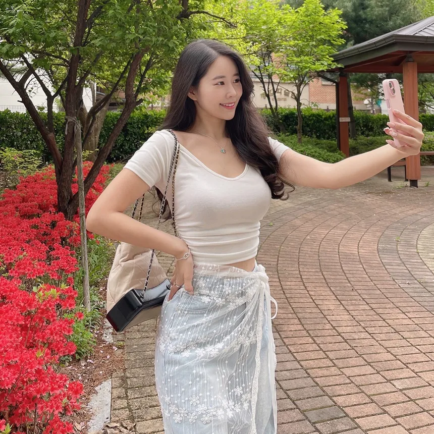 ハイウエストダメージデニムパンツ | mirangmirang | 詳細画像32