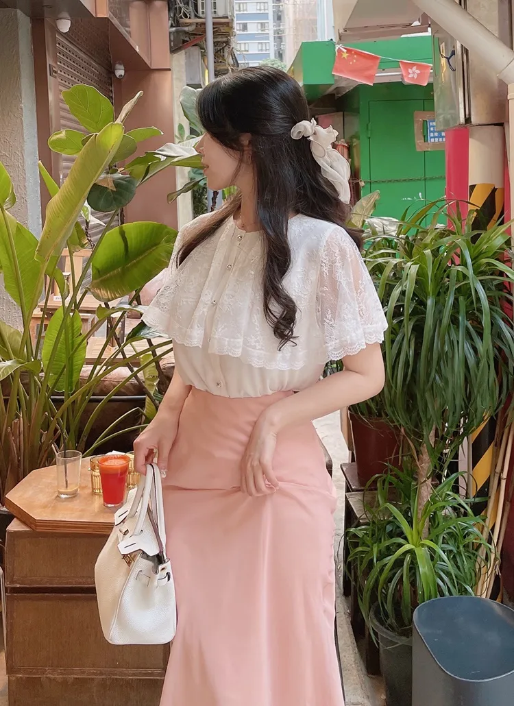 シフォンマーメイドマキシスカート | レディースファッション