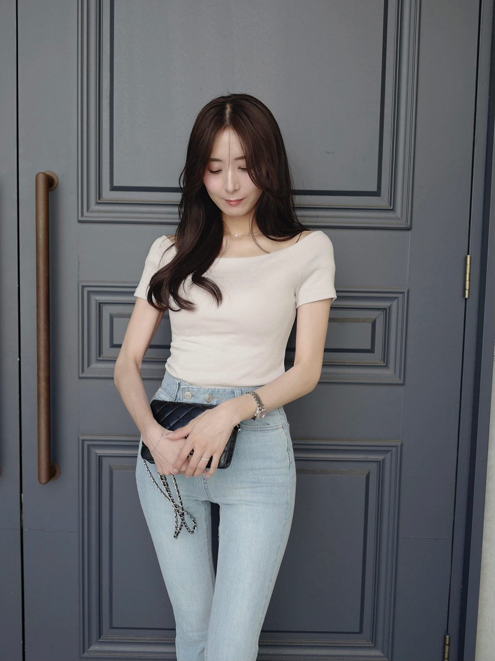 オフショル半袖Tシャツ | 詳細画像4