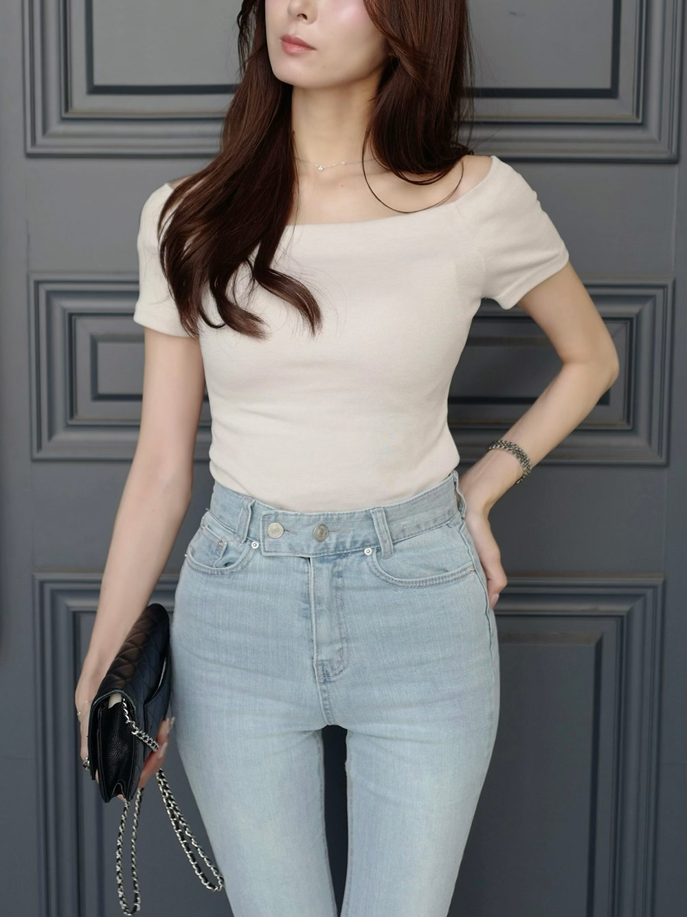 オフショル半袖Tシャツ | 詳細画像5