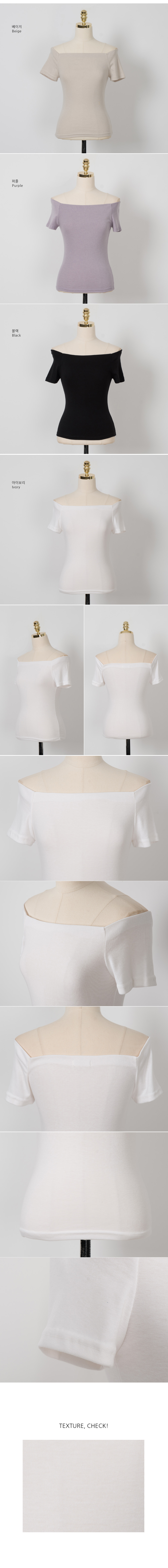 オフショル半袖Tシャツ | 詳細画像15