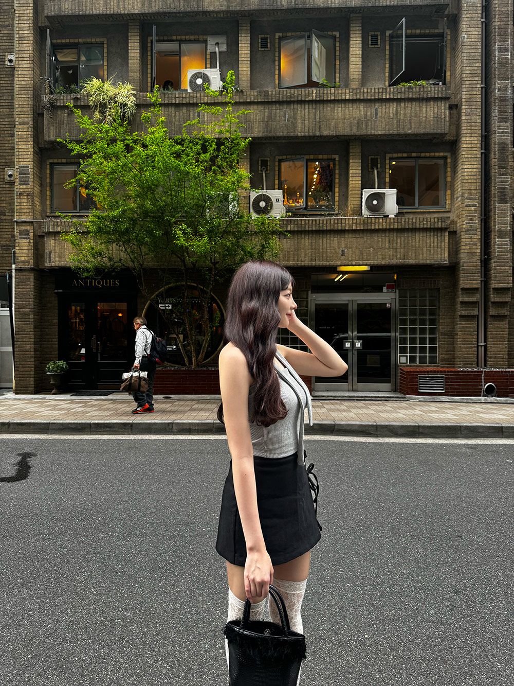 サイドリボン台形スカートパンツ | 詳細画像9