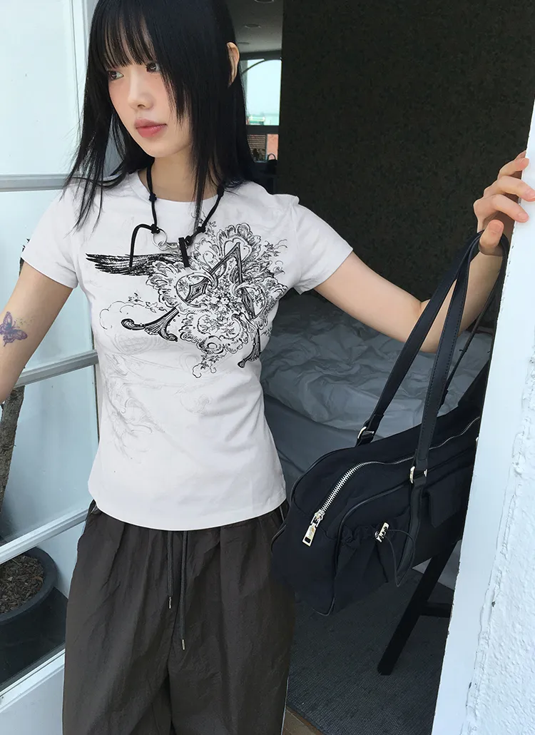 タトゥー半袖Tシャツ | WONDERWONDER | 詳細画像1
