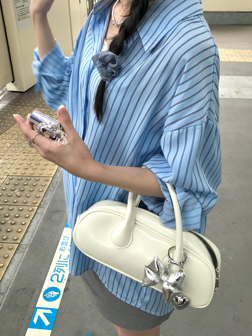 2WAYレザー調オーバルバッグ | レディースファッション通販 - DHOLIC
