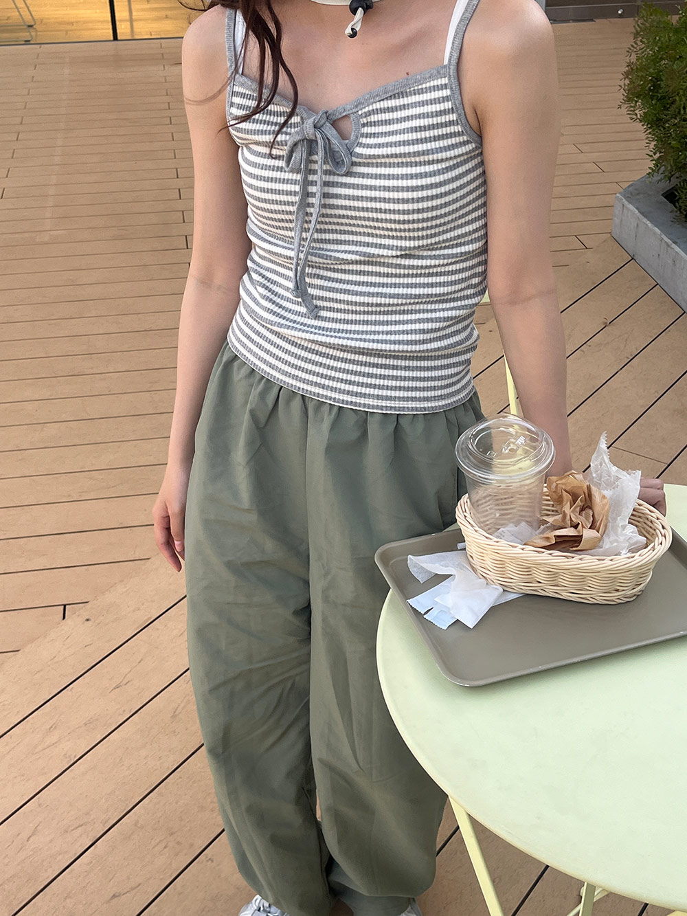 2WAYボーダーキャミソール | 詳細画像5