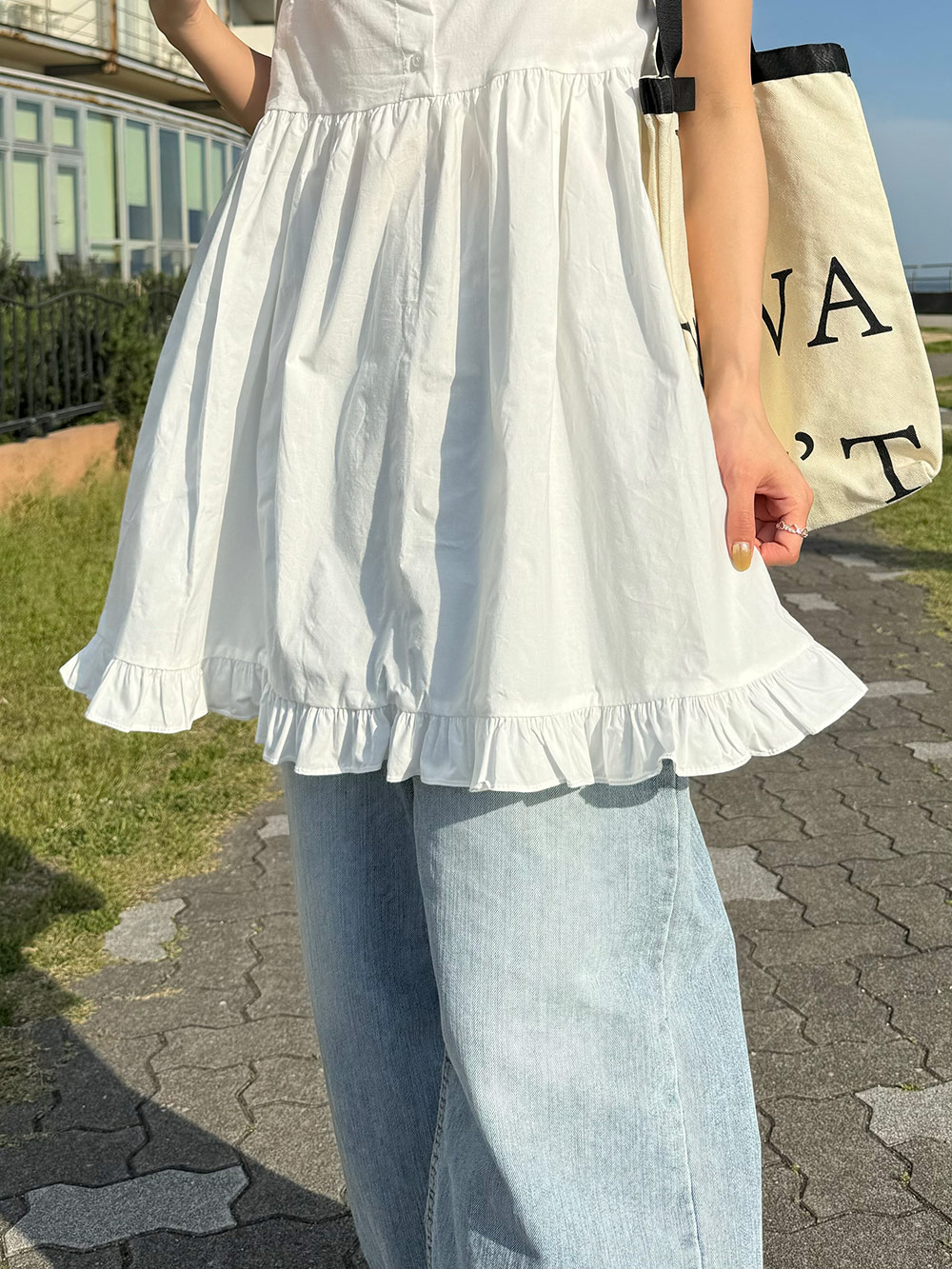 フリルヘムキャミミニワンピース | レディースファッション通販 - DHOLIC