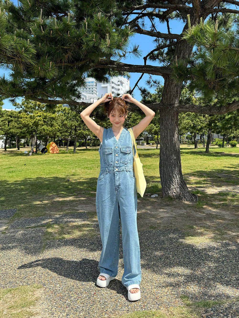 通販 激安 ノースリーブデニムオールインワン レディースファッション | サロペット・オーバーオール・オールインワン