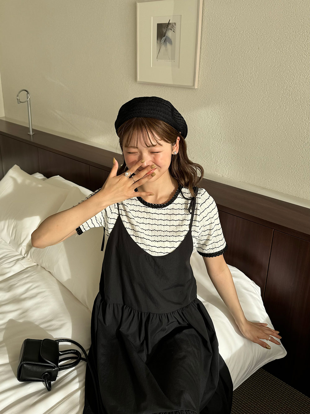 ウェーブボーダー配色ブラウス | 詳細画像2