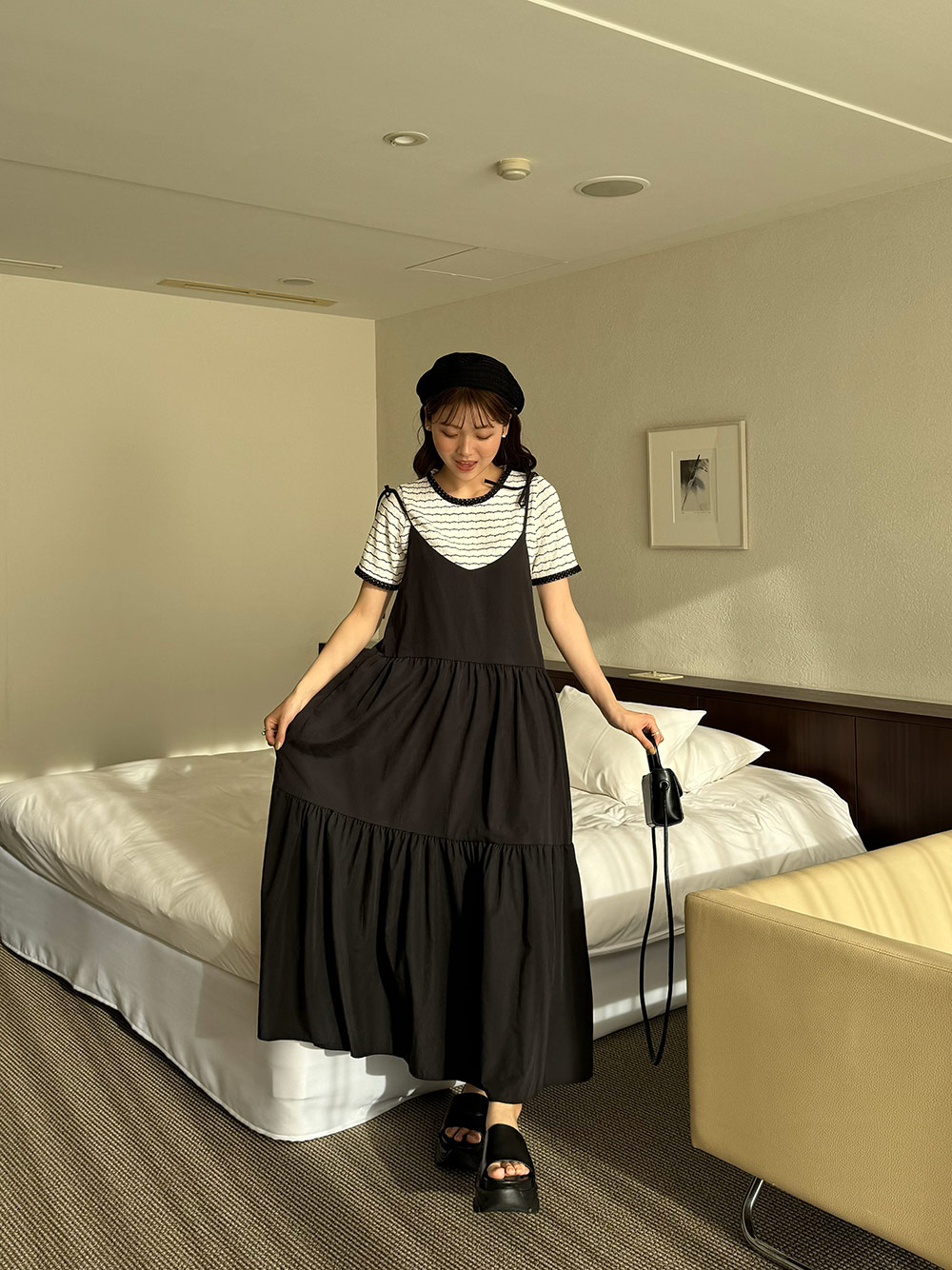 ウェーブボーダー配色ブラウス | 詳細画像7