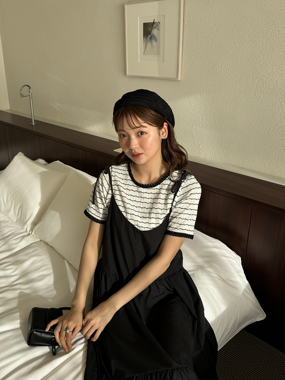 ウェーブボーダー配色ブラウス | 詳細画像10